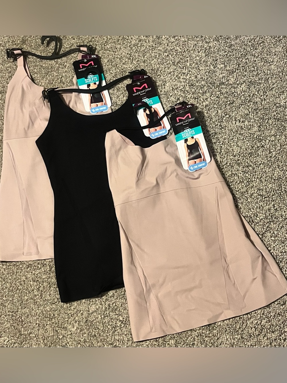 Maidenform Flexees Sculpts Ultra Firm Camis (3) ~ Size 2X
